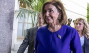 Opposition leader Nancy Pelosi after announcing impeachment proceedings. (© picture-alliance/dpa)