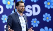 The leader of the Sweden Democrats, Jimmie Åkesson. (© picture-alliance/dpa)