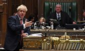 In the vote, 340 MPs were persuaded by Prime Minister Boris Johnson's arguments while 263 voted against the Internal Market Bill. (© picture-alliance/dpa)