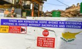 A checkpoint in Old Nicosia. (© picture-alliance/dpa)