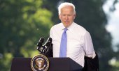 Joe Biden at his press conference in Geneva on June 16. (© picture-alliance/Peter Klaunzer)