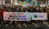 The first demonstrations took place in November, like this one on 24 November in Belgrade. (© picture alliance/ASSOCIATED PRESS/Marko Drobnjakovic)