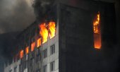 Russia's bombardment of Kyiv and other major Ukrainian cities has intensified. (© picture alliance/ASSOCIATED PRESS/Efrem Lukatsky)