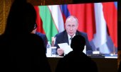 Vladimir Putin addressing the Cica Summit in Astana. (© picture alliance/dpa/TASS / Valery Sharifulin)