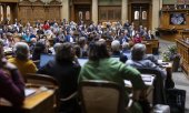 The vote on 8 March. (© picture alliance/KEYSTONE/ALESSANDRO DELLA VALLE)