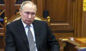 President Putin has struck a deal with his Belarusian counterpart Alexander Lukashenka on the stationing of tactical nuclear weapons on Belarusian territory. (© picture alliance / ASSOCIATED PRESS / Gavriil Grigorov)