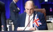 British Defence Secretary Ben Wallace. (© picture alliance / EPA / TOMS KALNINS)