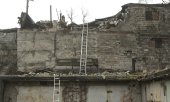 Buildings in Dnipro after the attack. (© picture alliance / Photoshot)