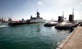 At the Russian naval base in the Syrian port of Tartus, 2019. (© picture-alliance/ASSOCIATED PRESS Alexander Zemlianichenko)