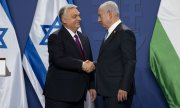 Orbán and Netanyahu: Budapest justified its decision saying that the ICC had become a political court. (© picture alliance/ASSOCIATED PRESS/Denes Erdos)